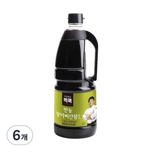 백종원의 만능 장아찌 간장소스, 1.5L, 6개