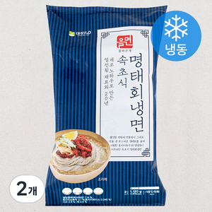 올면 속초식 명태회냉면 2인분 (냉동), 1.12kg, 2개