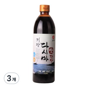 오복식품 기장 다시마 맛간장, 3개, 900ml