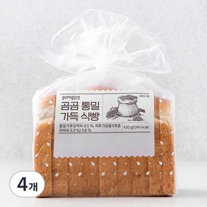 곰곰 통밀 가득 식빵, 430g, 4개