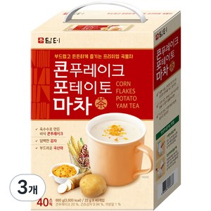 담터 콘푸레이크 포테이토 마차, 22g, 40개입, 3개