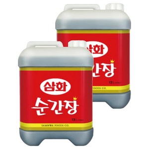 삼화식품 순간장, 2개, 13L