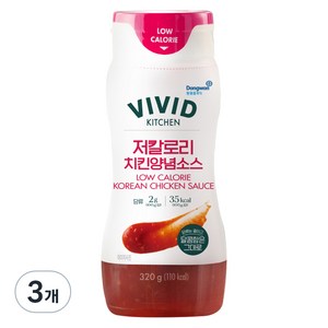 비비드키친 저칼로리 치킨양념소스, 320g, 3개