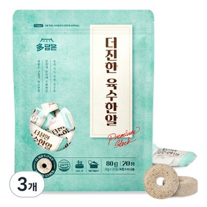 다담은 더진한 육수한알 멸치맛 20p, 80g, 3개