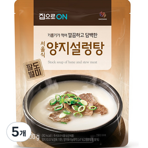 집으로온 서울식 양지설렁탕, 500g, 5개