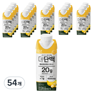 더단백 드링크 바나나, 250ml, 54개