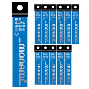 모나미 FX Multi 700 볼펜심 0.5mm, 블루, 12개