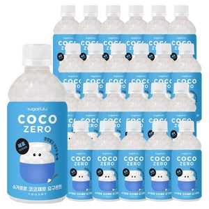 슈가로로 코코제로 요구르트, 340ml, 24개