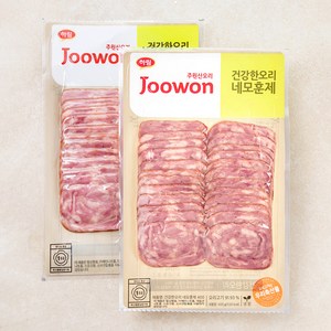 주원산오리 건강한오리 네모훈제, 400g, 2개