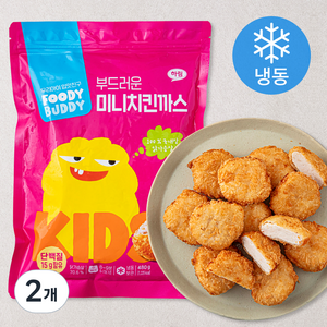 푸디버디 부드러운 미니 치킨까스 (냉동), 480g, 2개