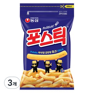 농심 포스틱, 280g, 3개