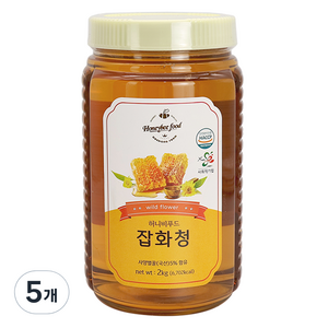 허니비푸드 잡화청, 2kg, 5개