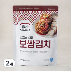 종가 맛있는 별미 보쌈김치, 400g, 2개