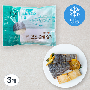 곰곰 순살 삼치 (냉동), 420g, 3개