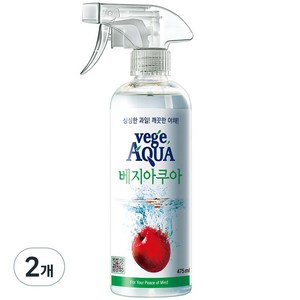 베지아쿠아 과일 야채 세정제, 475ml, 2개