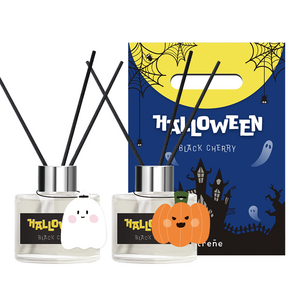 플렌느 리미티드 디퓨저 120ml x 2p + 캐릭터 목택 2종 + 스틱 10p, 1세트, 블랙체리, 240ml