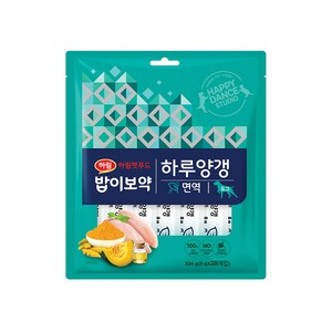 하림펫푸드 밥이보약 도그 하루양갱 간식 면역 28p, 닭고기, 224g, 1개