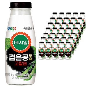 베지밀 검은콩 두유 고칼슘, 190ml, 40개