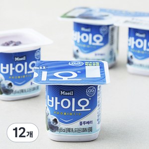 매일바이오 블루베리 요거트, 85g, 12개