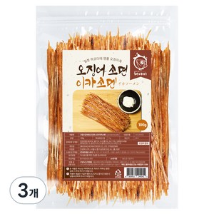 해야미 이카소멘 오징어소면, 100g, 3개