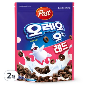 오레오오즈 레드 시리얼, 500g, 2개