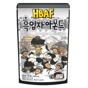 바프 흑임자 아몬드, 190g, 1개