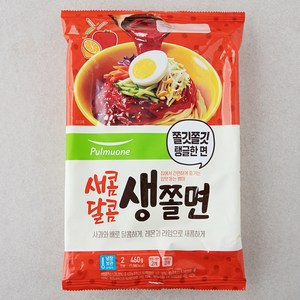 풀무원 생바로생쫄면 2인, 460g, 1개