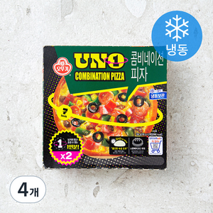 오뚜기 콤비네이션 피자 UNO (냉동), 390g, 4개