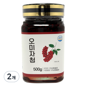 힐링앤팜 오미자청, 500g, 1개입, 2개