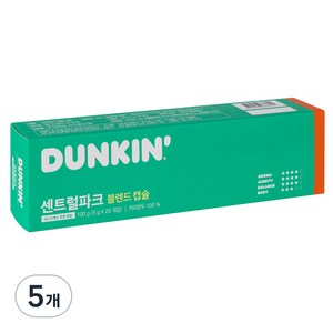 던킨도너츠 센트럴 파크 블렌드 캡슐커피, 5g, 20개입, 5개