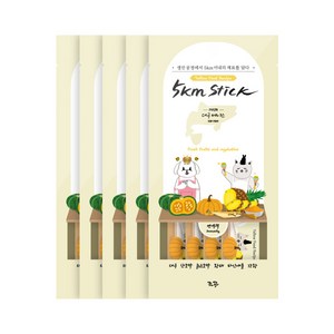 조공 반려동물 오키로스틱 파우치 간식 4P, 대구, 56g, 5개