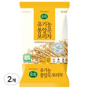 순작 유기농 통알곡 보리차, 500g, 1개입, 2개