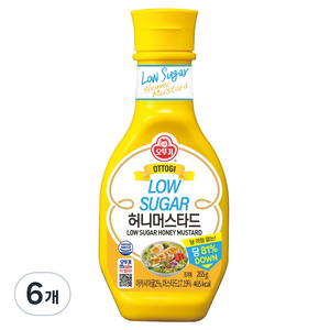 오뚜기 Low suga 허니머스타드, 265g, 6개