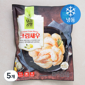 사옹원 튀김공방 크림새우 (냉동), 400g, 5개