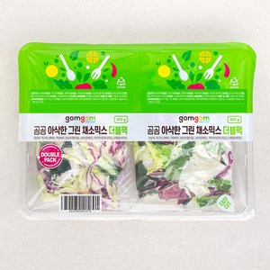 아삭한 그린 채소믹스 더플팩, 300g, 2개