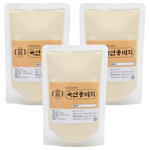 산촌마을 국산 콩비지 분말, 100g, 3개