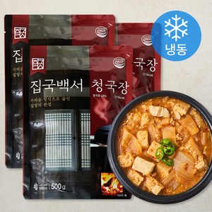 집국백서 청국장 (냉동), 500g, 3개