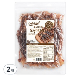 해맑은푸드 조미오징어 다리, 2개, 400g