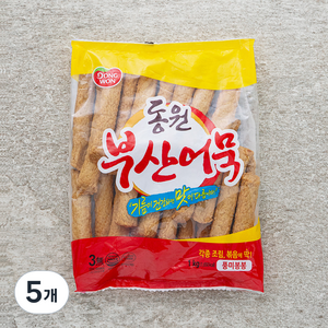 동원 부산 풍미봉봉 어묵, 1kg, 5개