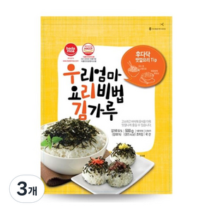 바다모아 우리엄마 요리비법 김가루, 500g, 3개