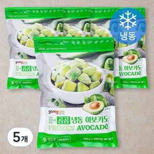 곰곰 냉동 아보카도, 500g, 5개