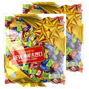 일광제과 뉴 후루츠 캔디 7가지맛, 2kg, 2개