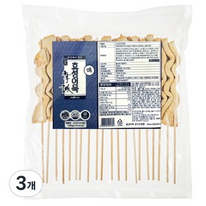 효성어묵 사각꼬지 (냉동), 1kg, 3개