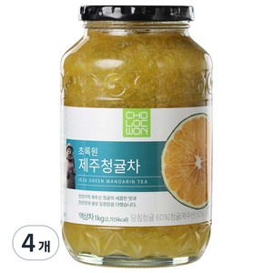 초록원 제주청귤차, 1kg, 4개