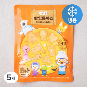 뽀로로 한입돈까스 (냉동), 5개, 500g