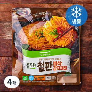 풀무원 철판 바삭감자채전 (냉동), 300g, 4개