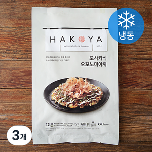 하코야 오사카식 오꼬노미야끼 (냉동), 600g, 3개