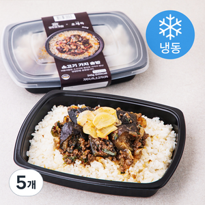 모두의맛집 오세득 소고기 가지 솥밥 (냉동), 345g, 5개