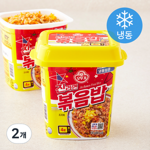 오뚜기 진라면 볶음밥 용기 (냉동), 230g, 2개