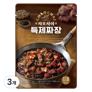 차오차이 특제짜장, 180g, 3개